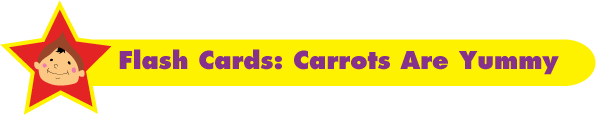 Vegetables Flash Cards