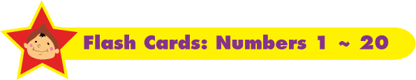 Download Free Numbers Flash Cards 1 ~ 20 Download Free Numbers Flash Cards 1 ~ 20