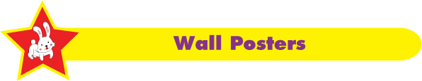 Fun wall posters for your classroom or bedroom!